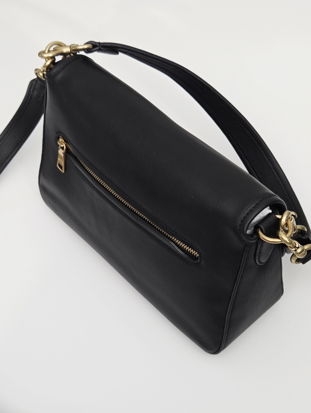 EXCELLENT RARE COACH SOFT CALF EMBELLISHED C TABBY BAG - BLACK - Picture 6 of 13